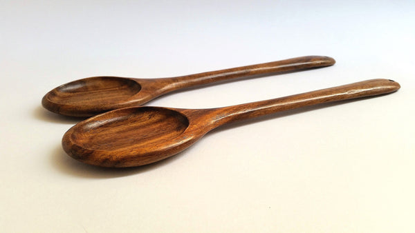 Two rosewood cooking Spatulas