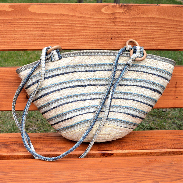 Traditional straw bag - Summer Clutch