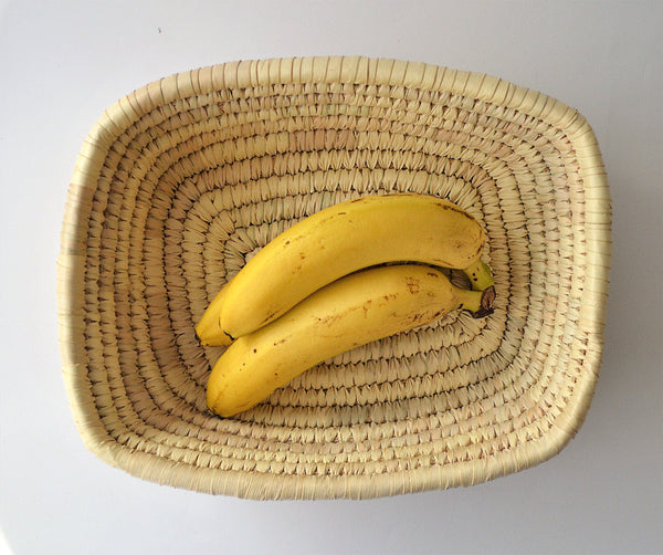 Fruit platter, Woven tray, Rectangle plate