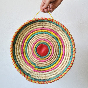 Handwoven decor basket, Handmade African basket