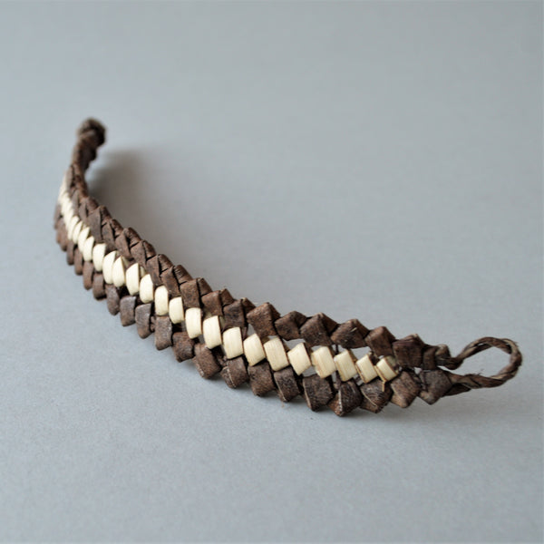 Shalateen Handmade braided leather bracelet