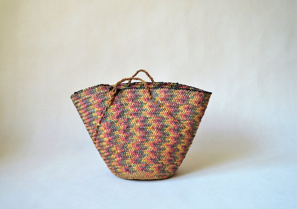 Vintage basket, Rustic basket