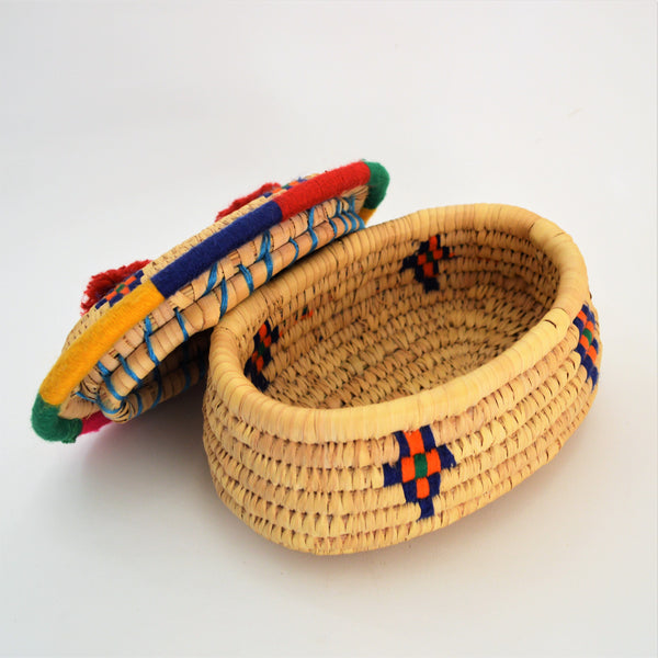 Nubian wicker Jewelry box