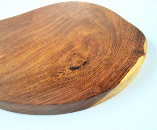 Wooden serving board organic shape (one piece available)