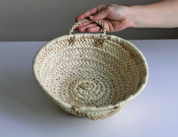 Egyptian Braided round basket for bread & Versatile