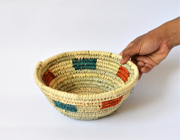 Simple straw bowl, Decor bowl