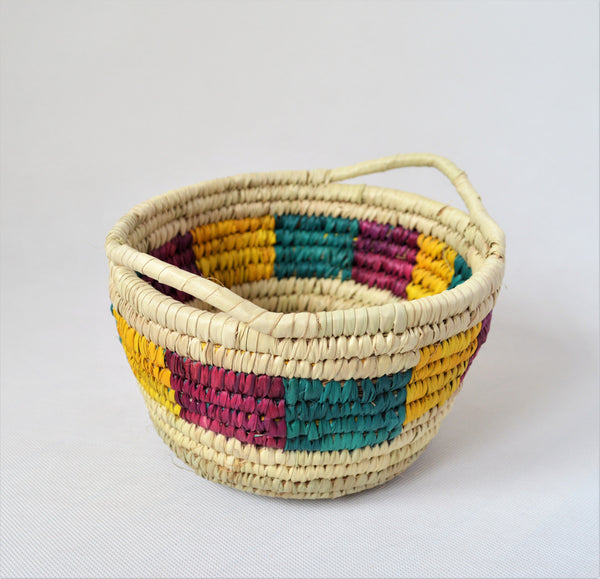 Natural fruit bowl, Round woven basket