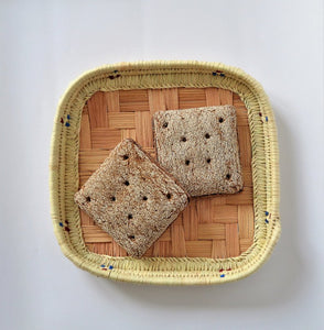 Bread platter, Square fruit platter