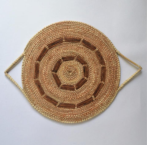 Tribal Moroccan style wall basket Rustic