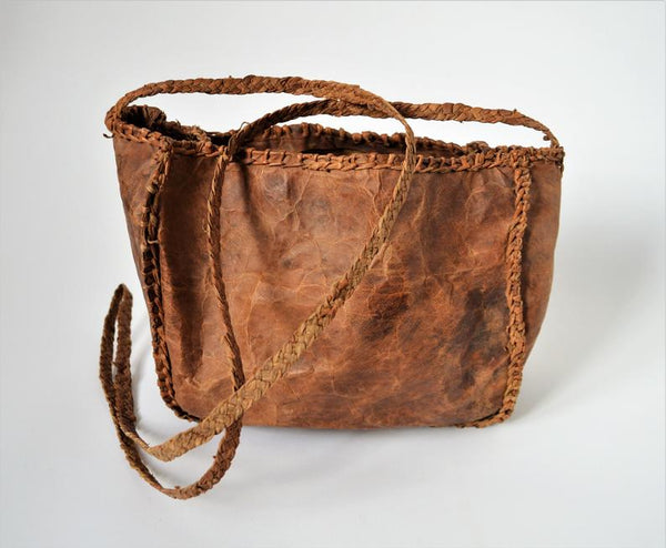 Desert Ethnic leather bag, Goat leather Tribal Style